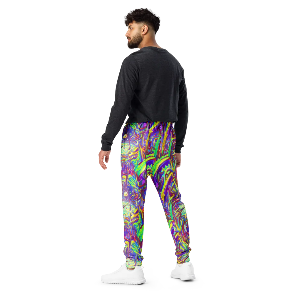 Daliesque Drift on Men's Joggers — Back
