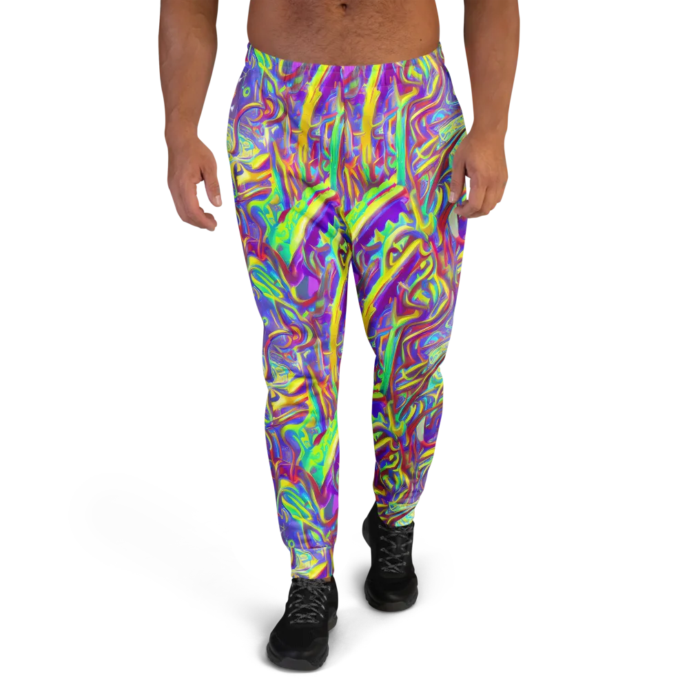 Daliesque Drift on Men's Joggers — Front