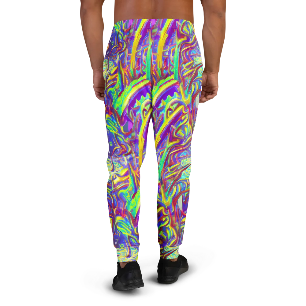 Daliesque Drift on Men's Joggers — Back