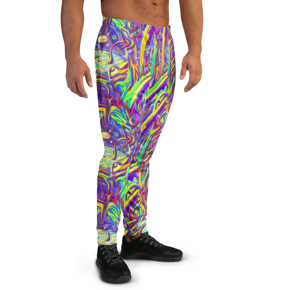 Daliesque Drift on Men's Joggers — Right