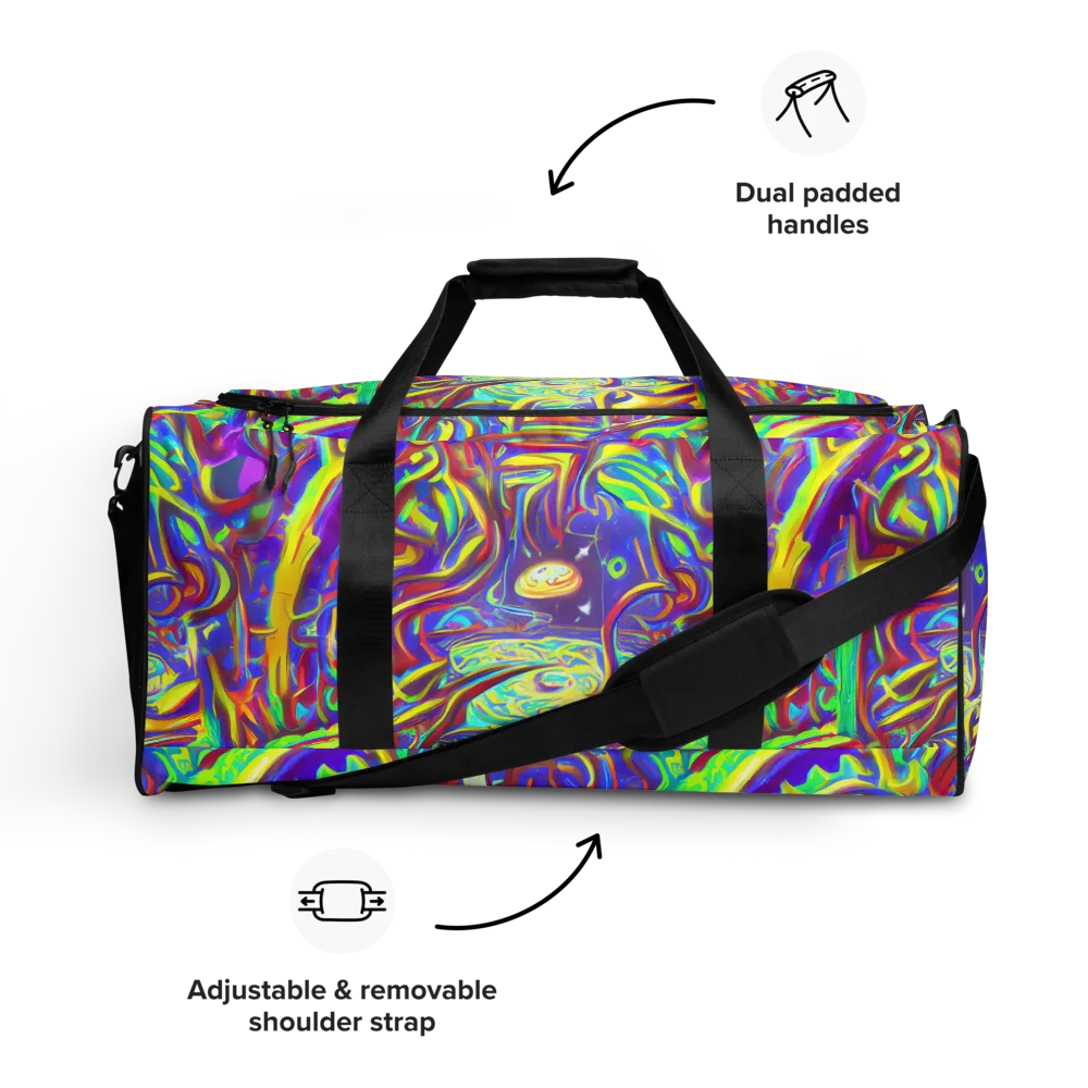 Daliesque Drift on Duffle Bag — Front