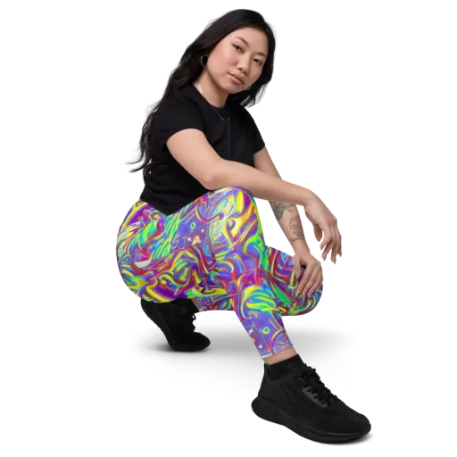 Daliesque Drift on a Leggings with Pockets