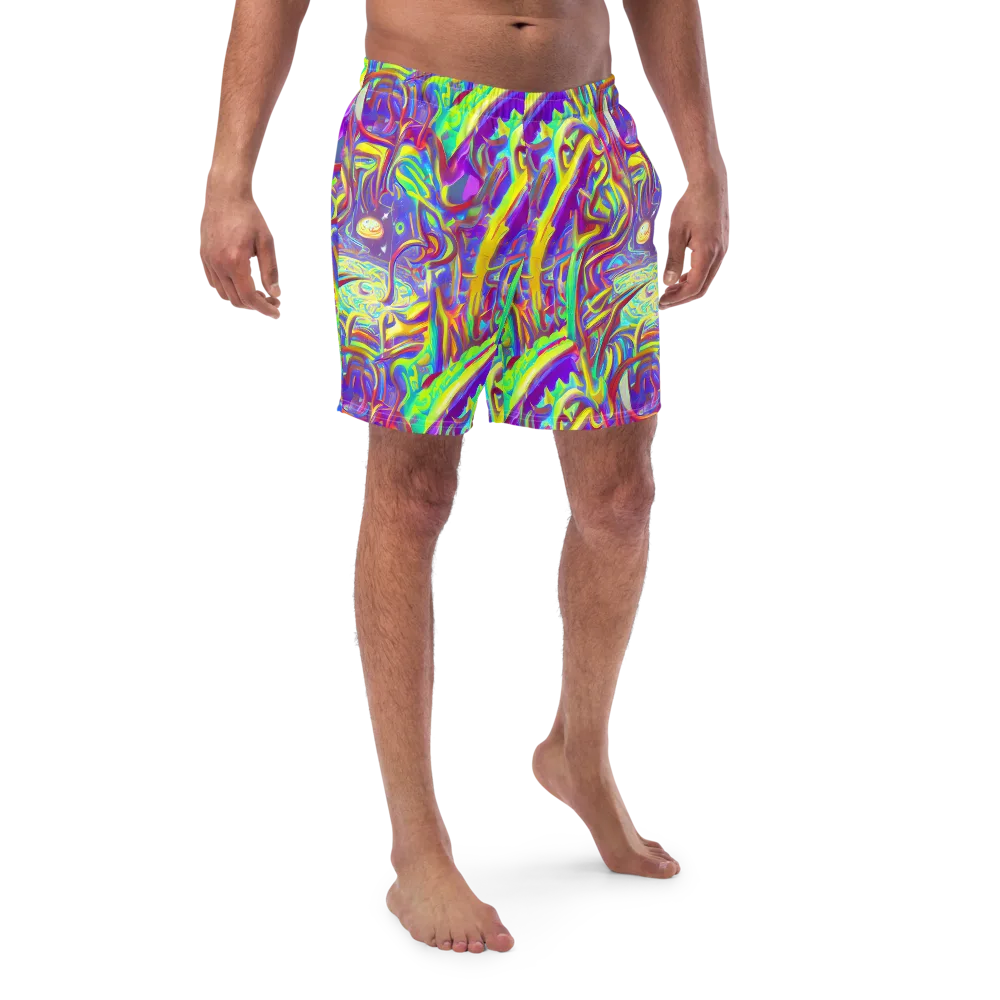 Daliesque Drift on Swim Trunks — Front