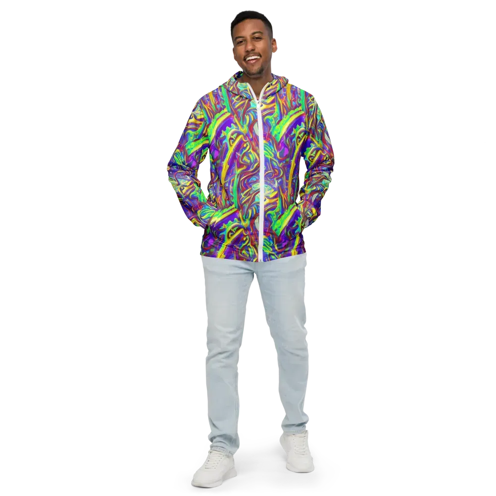 Daliesque Drift on Men's Windbreaker — Front