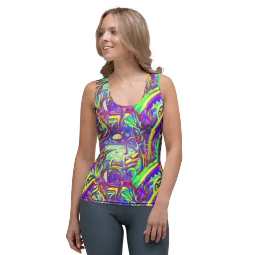Daliesque Drift on a Women's Tank Top