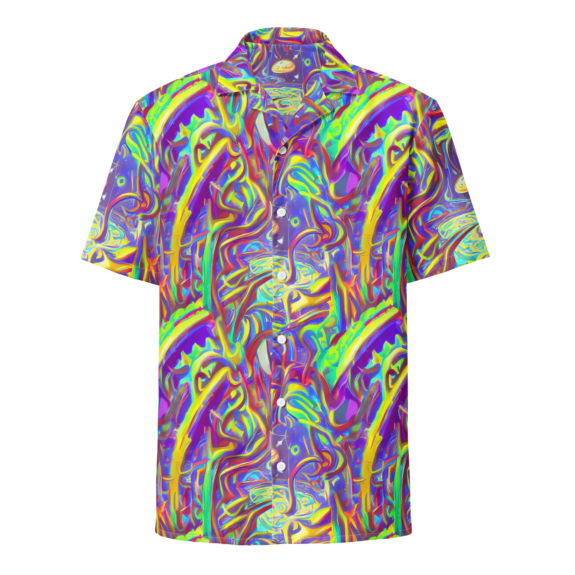 Daliesque Drift on Button Shirt — Front