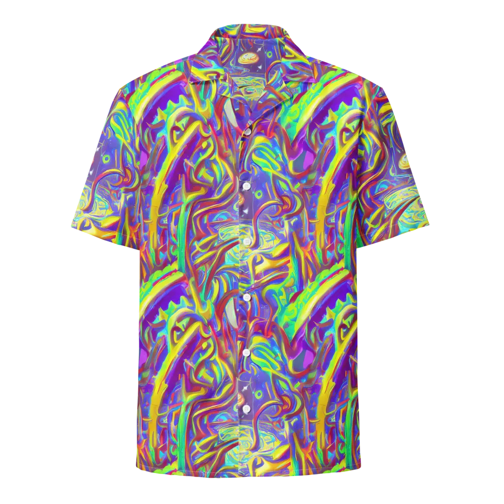 Daliesque Drift on Button Shirt — Front