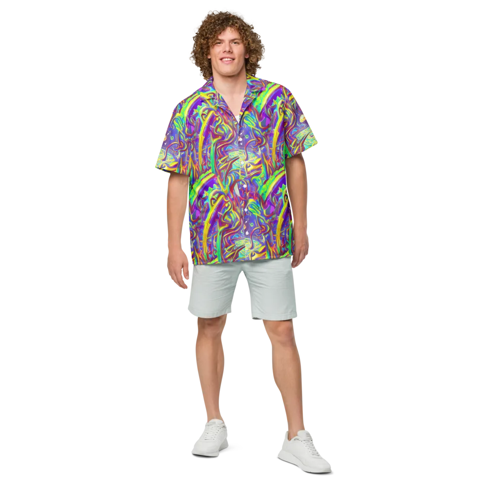 Daliesque Drift on Button Shirt — Front