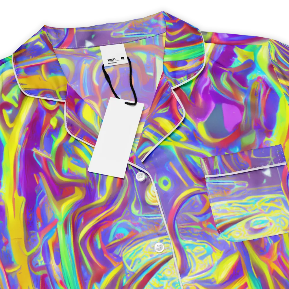 Daliesque Drift on Women's Short Sleeve Pajama Top — Product details
