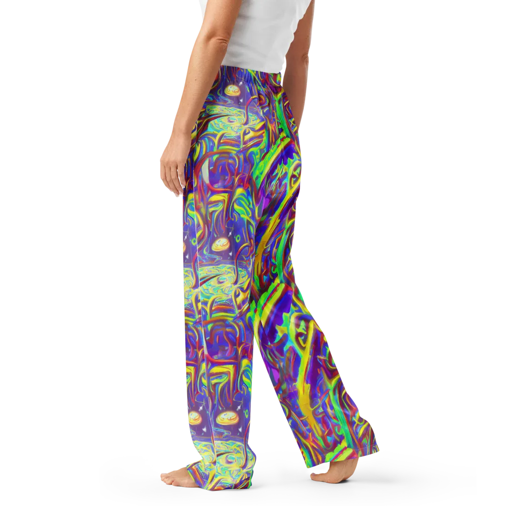 Daliesque Drift on Women's Pajama Pants — Left