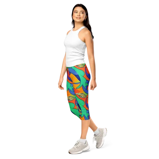 Archipenko Dream on a Capri Leggings