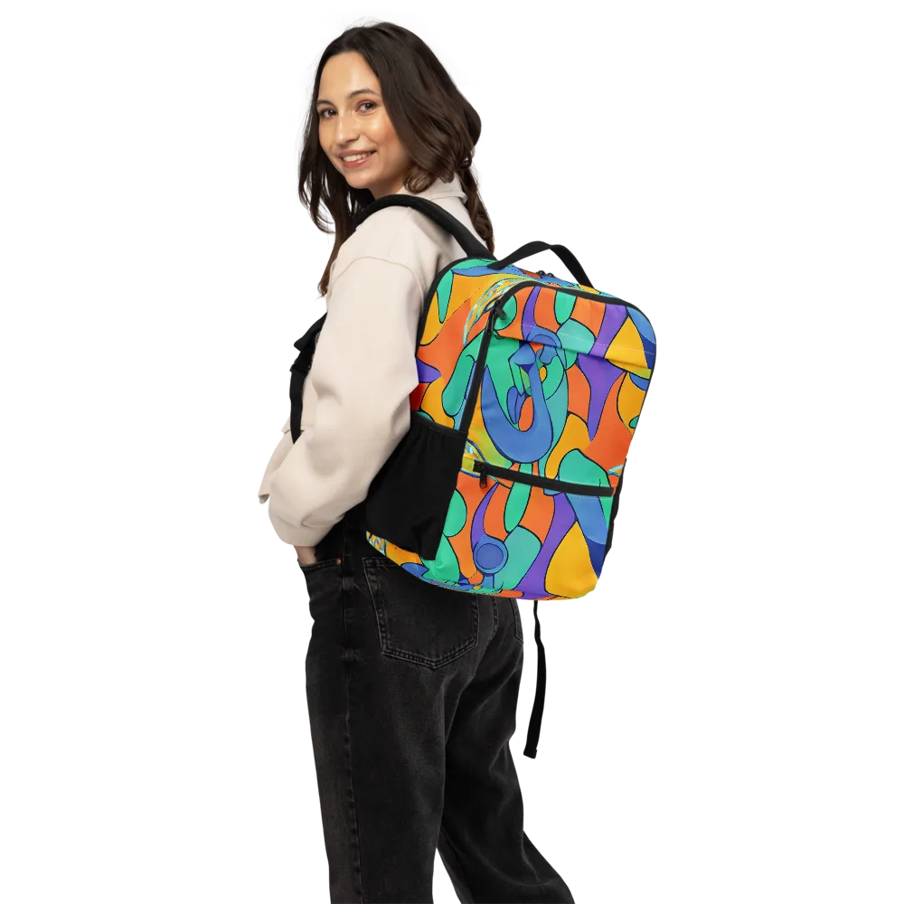 Archipenko Dream on Utility Backpack — Back