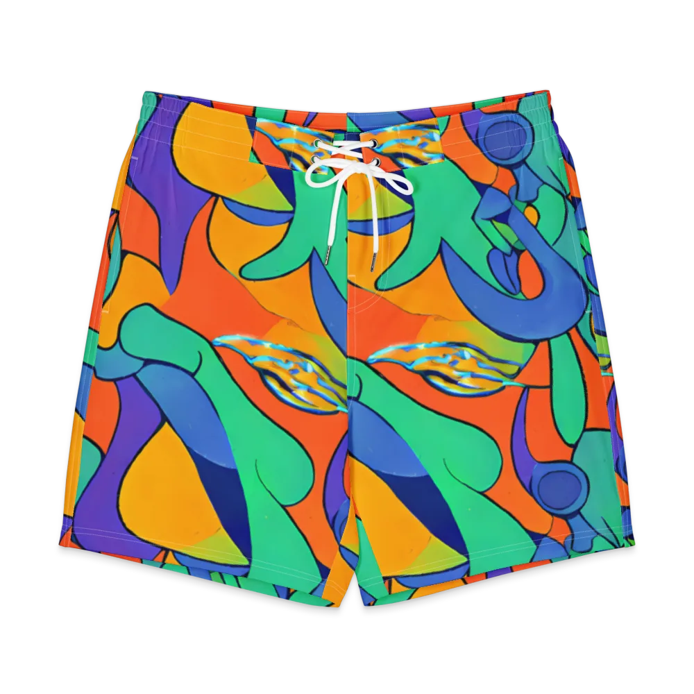 Archipenko Dream on Men's Board Shorts — Front