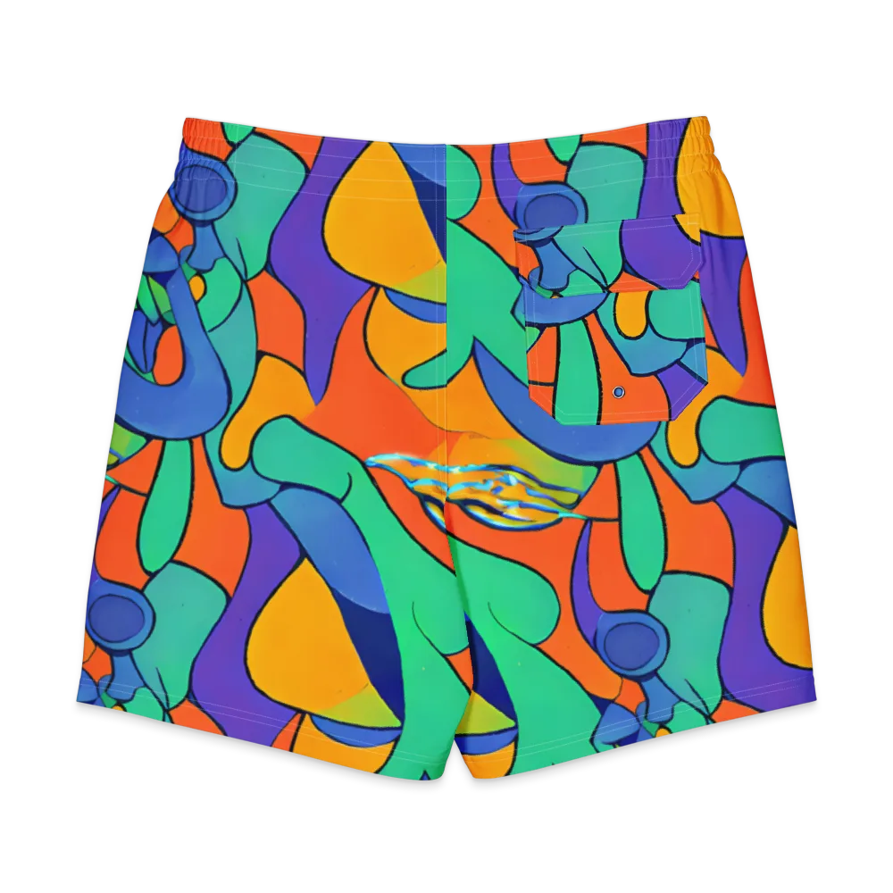 Archipenko Dream on Men's Board Shorts — Back