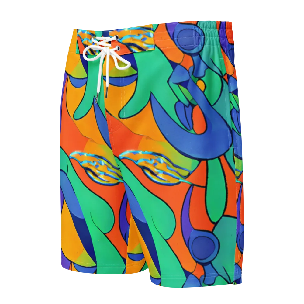 Archipenko Dream on Men's Board Shorts — Front