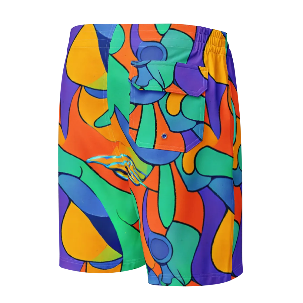 Archipenko Dream on Men's Board Shorts — Back