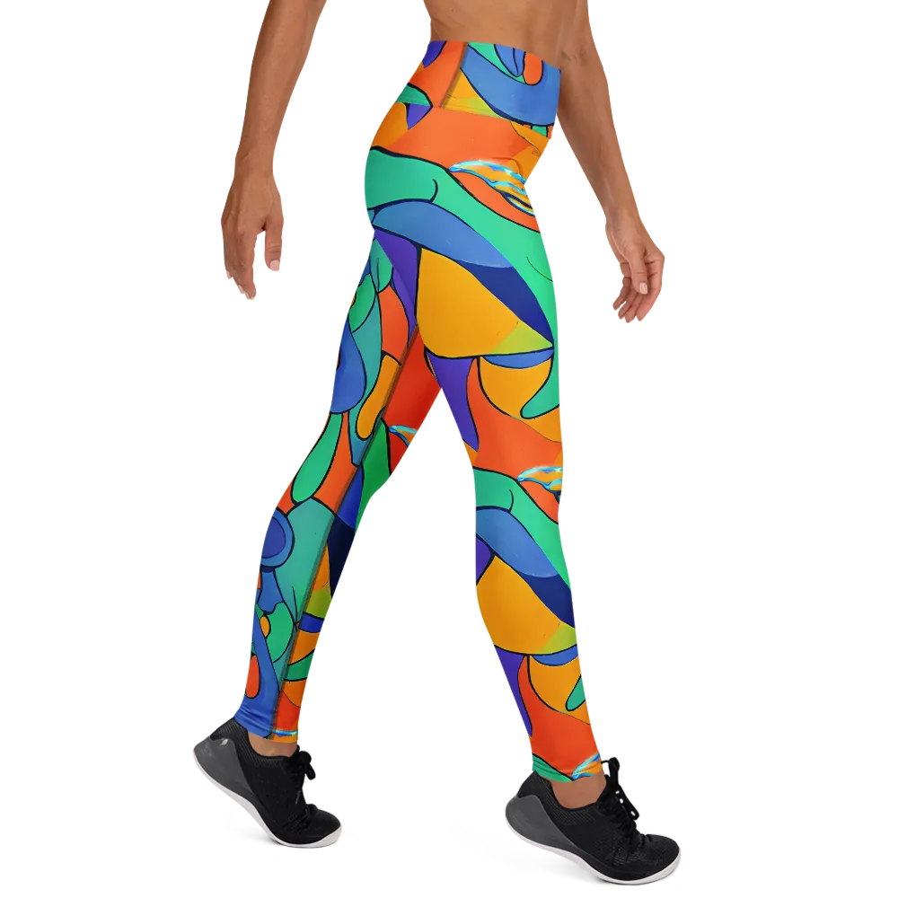 Archipenko Dream on Yoga Leggings — Right