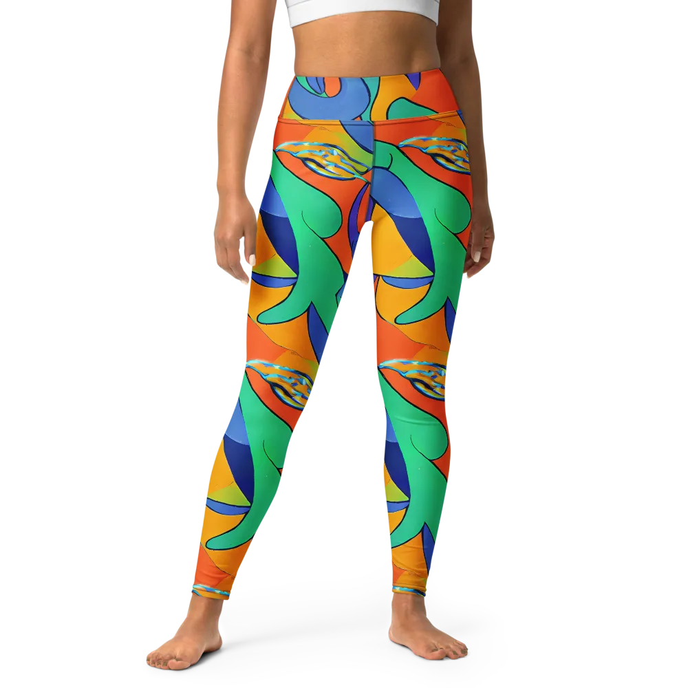 Archipenko Dream on Yoga Leggings — Front