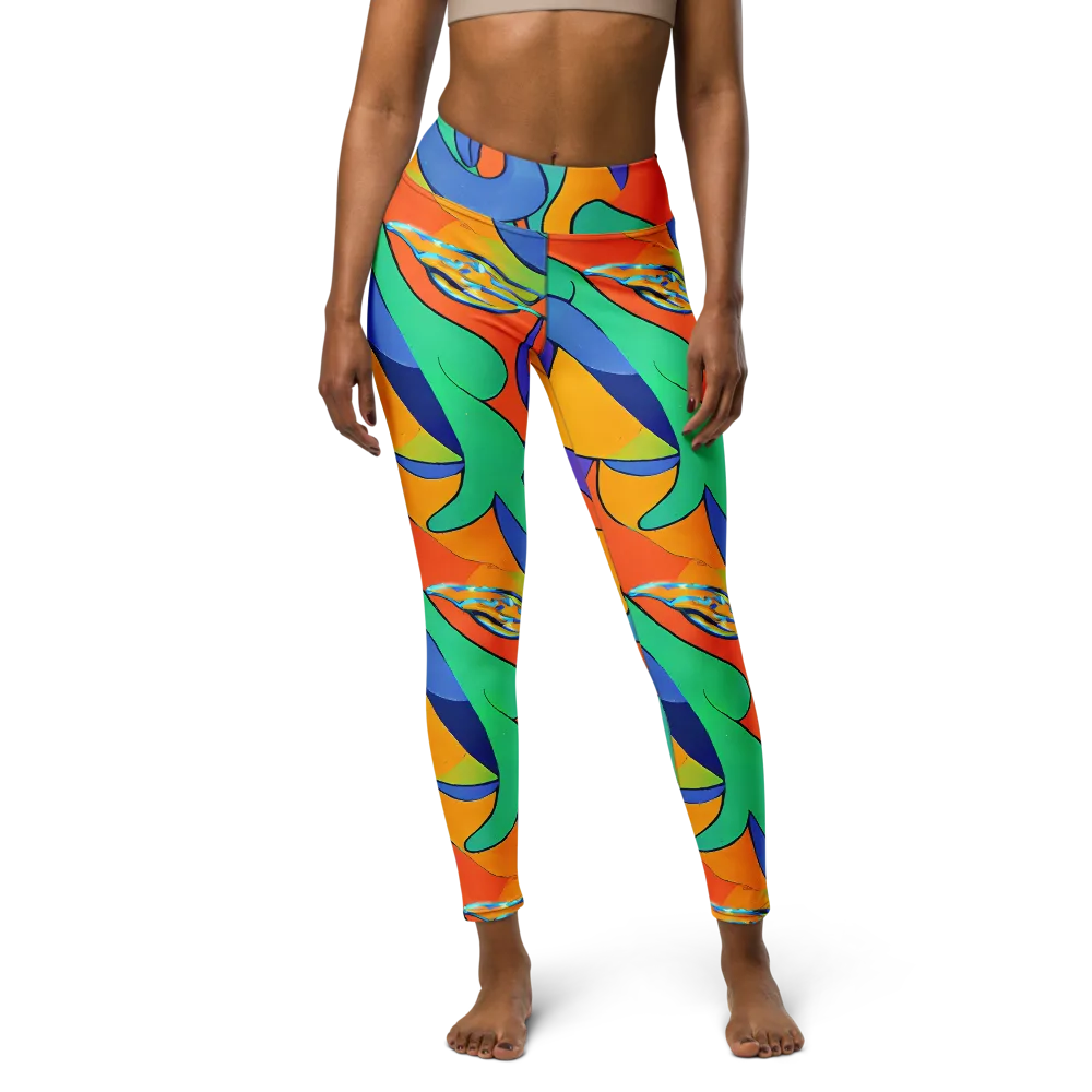 Archipenko Dream on Yoga Leggings — Front