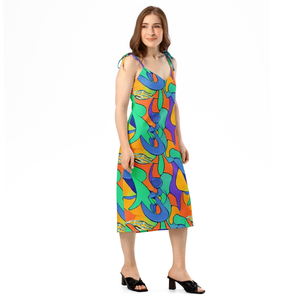 Archipenko Dream on Slip Dress — Right Front