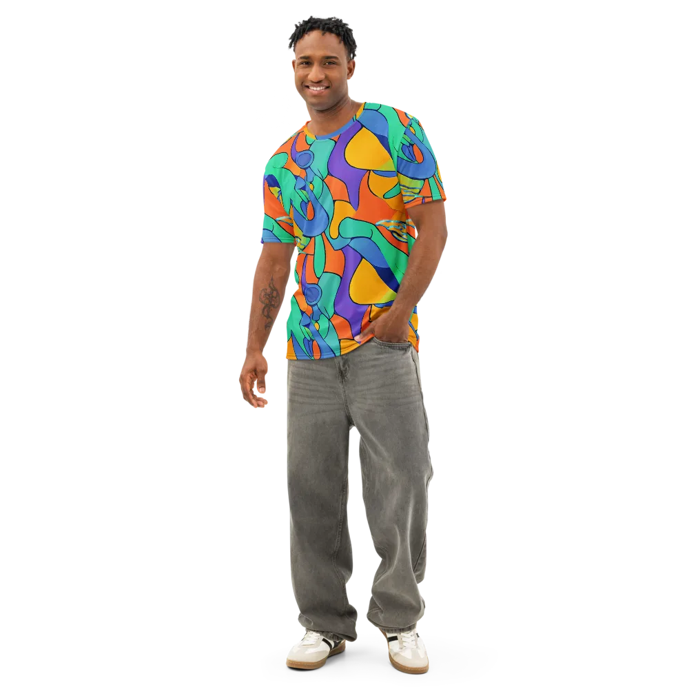 Archipenko Dream on Men's Cotton Crew Neck T-Shirt — Front