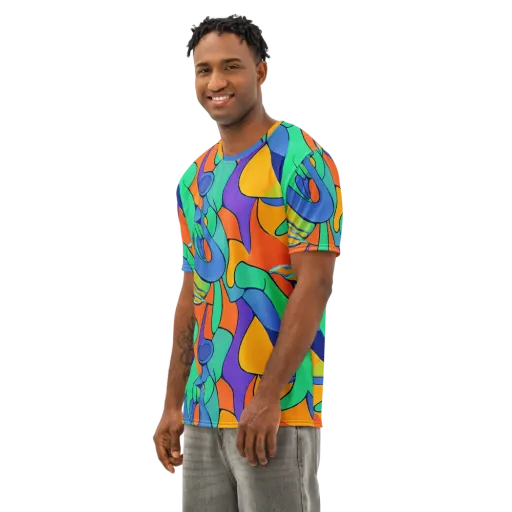 Archipenko Dream on a Men's Cotton Crew Neck T-Shirt