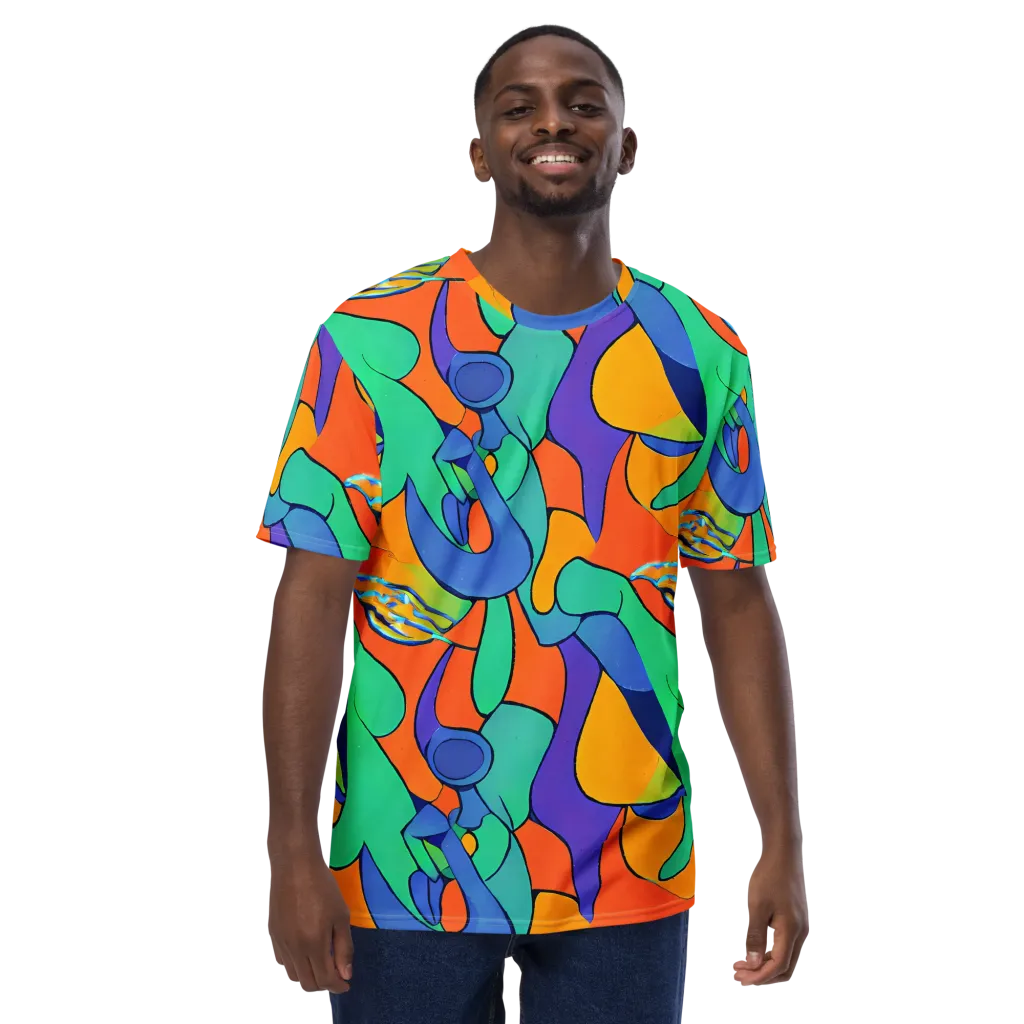 Archipenko Dream on Men's Crew Neck T-Shirt — Front