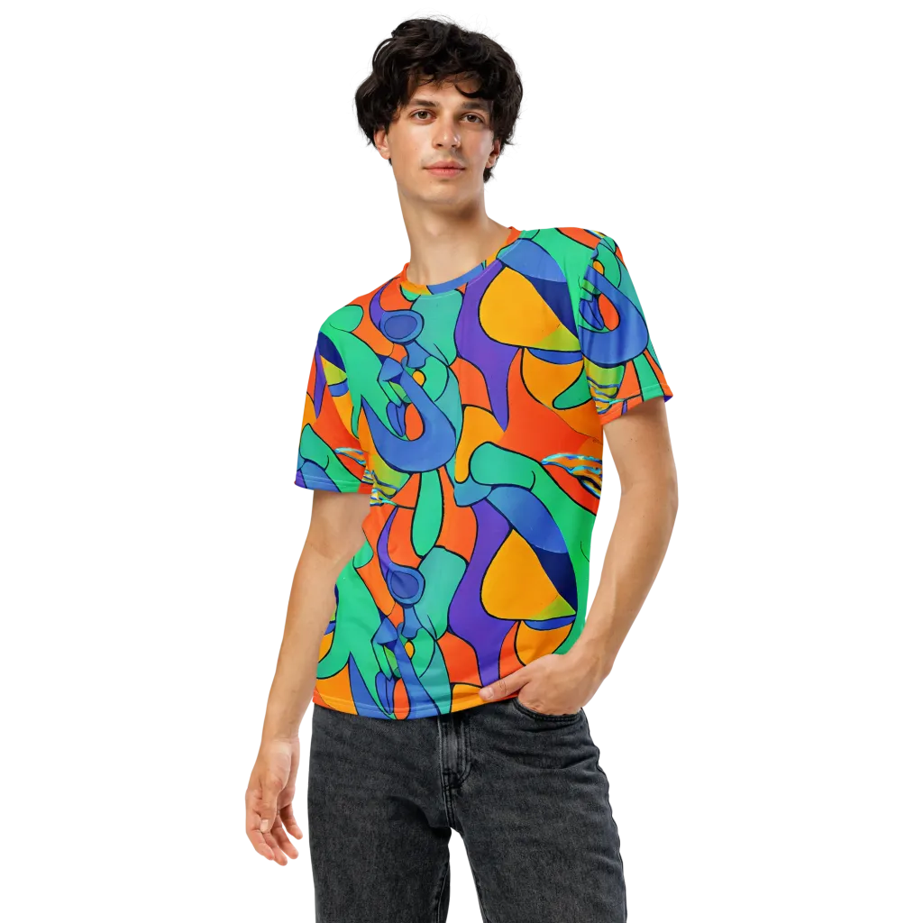 Archipenko Dream on Men's Crew Neck T-Shirt — Front