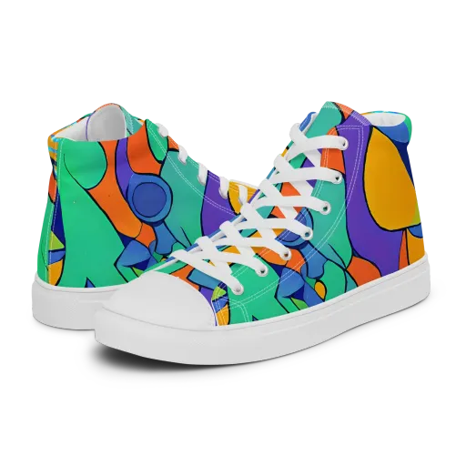 Archipenko Dream on a Women's High Top Canvas Shoes