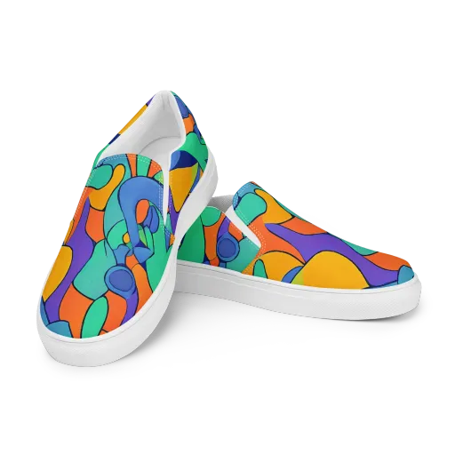 Archipenko Dream on a Men's Slip-On Canvas Shoes