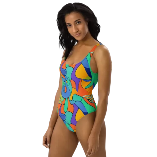 Archipenko Dream on a One-Piece Swimsuit