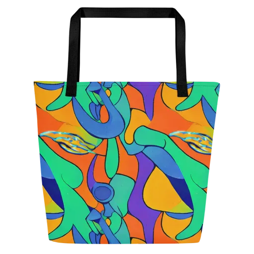 Archipenko Dream on a Large Tote Bag W/ Pocket