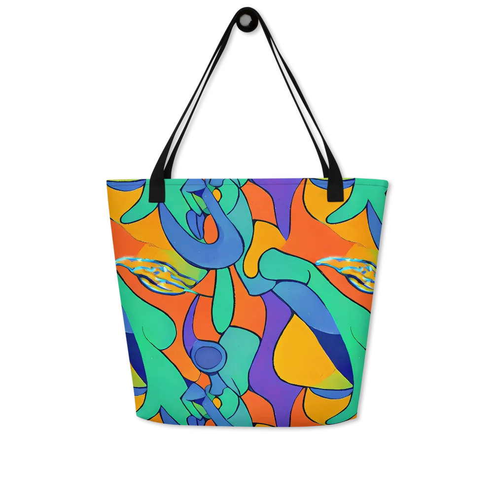 Archipenko Dream on Large Tote Bag W/ Pocket — Front