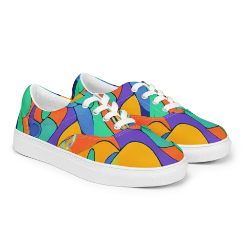 Archipenko Dream on a Men's Lace-Up Canvas Shoes