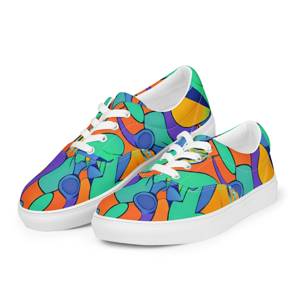 Archipenko Dream on Men's Lace-Up Canvas Shoes — Left Front