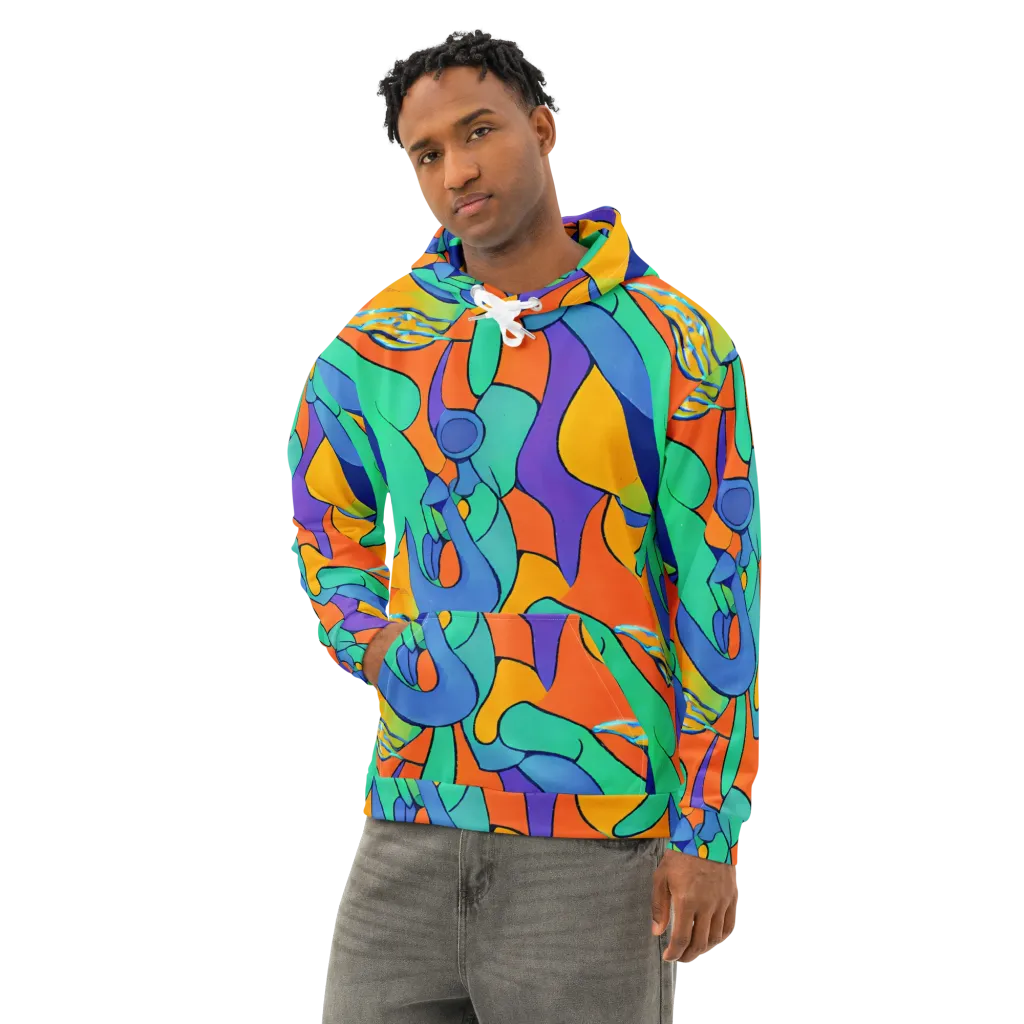 Archipenko Dream on Cotton Hoodie — Left Front