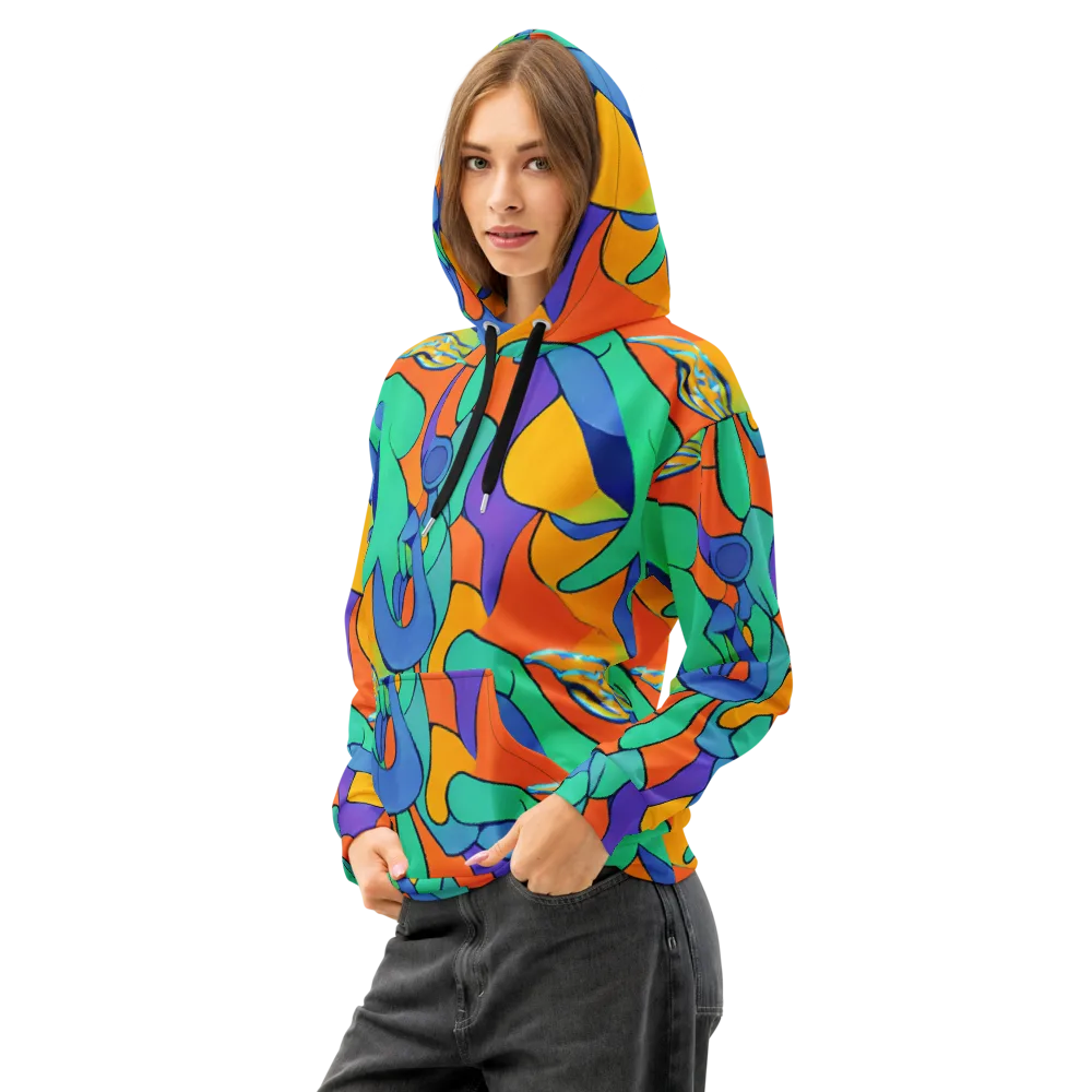 Archipenko Dream on Cotton Hoodie — Left Front
