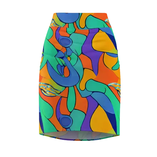 Archipenko Dream on a Pencil Skirt