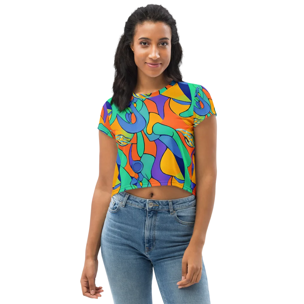 Archipenko Dream on Crop Tee — Front