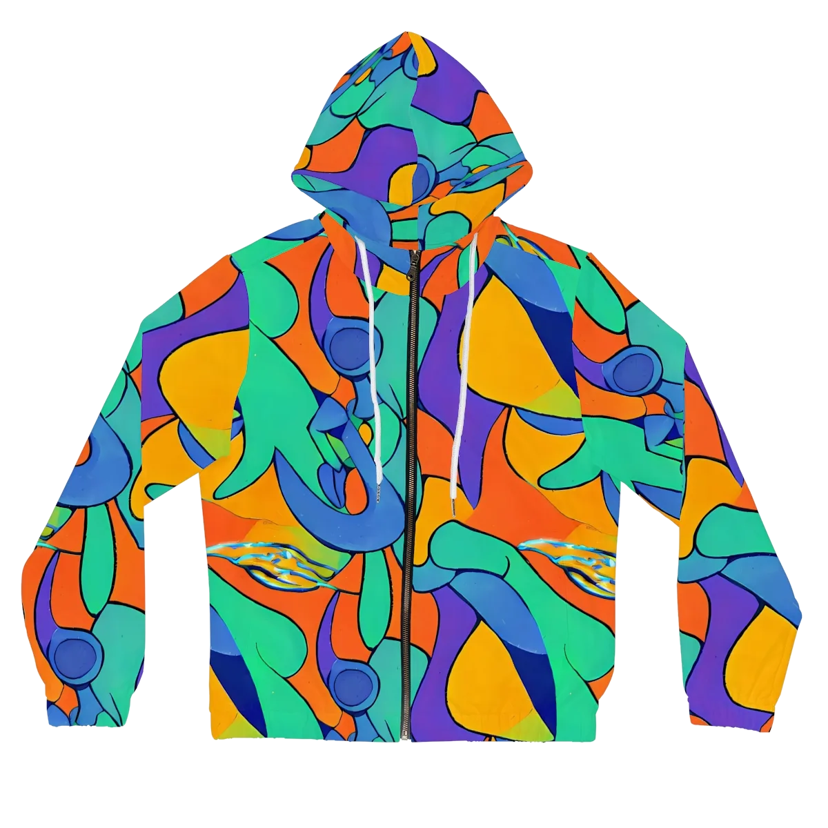 Archipenko Dream on Women's Full-Zip Hoodie — Front