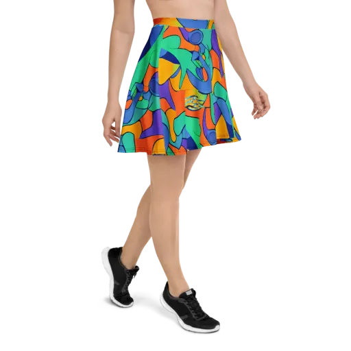 Archipenko Dream on a Skater Skirt