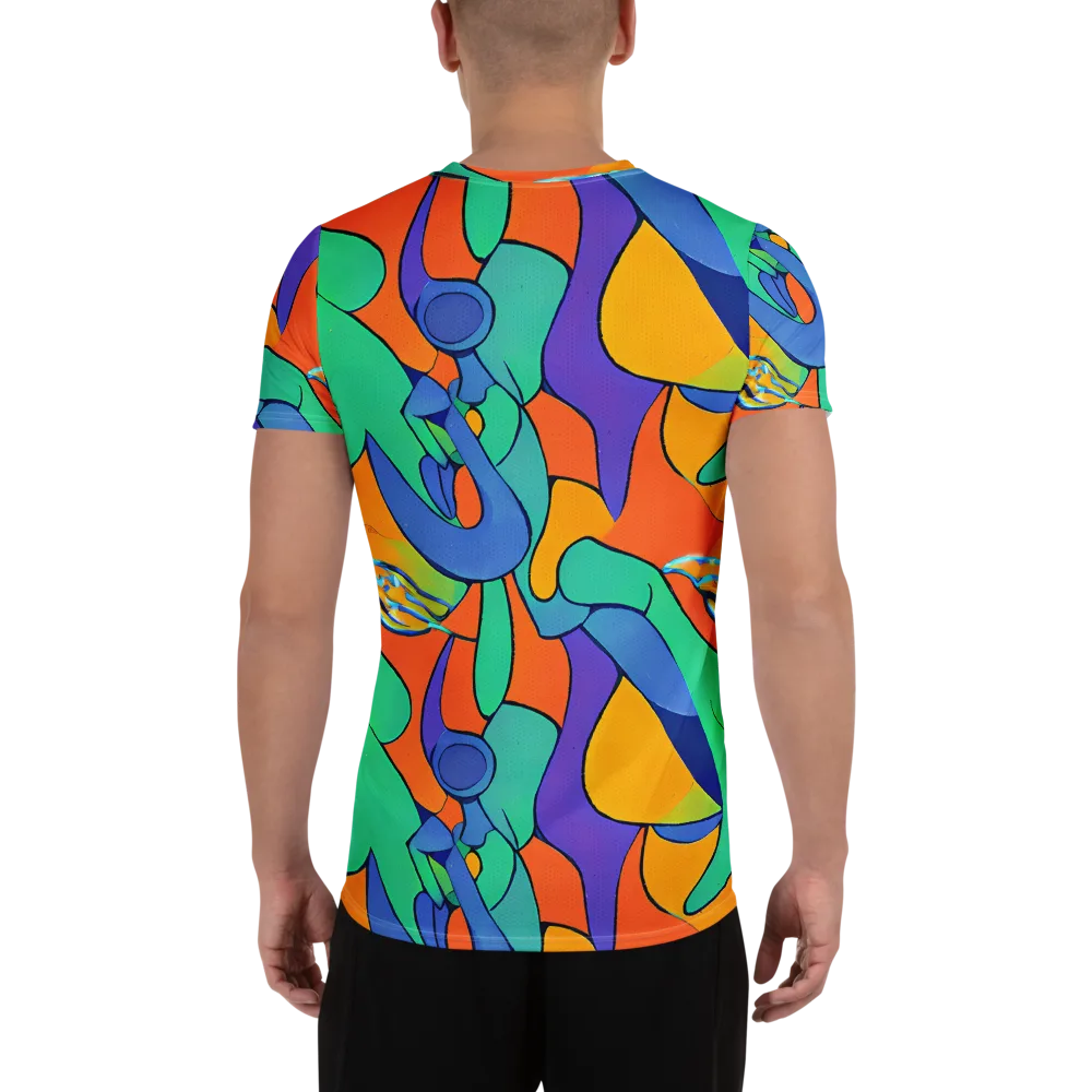 Archipenko Dream on Men's Athletic T-Shirt — Back