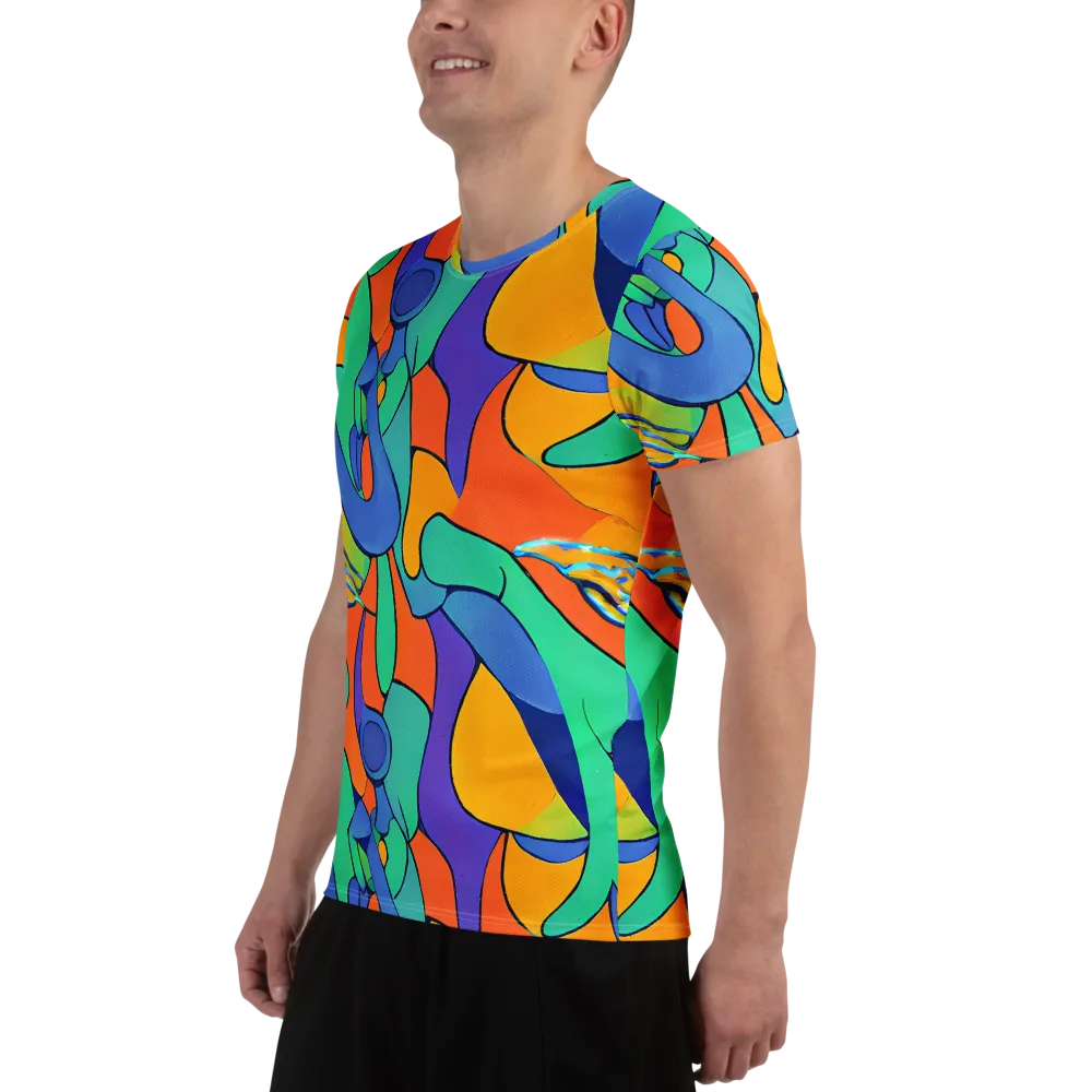 Archipenko Dream on Men's Athletic T-Shirt — Left