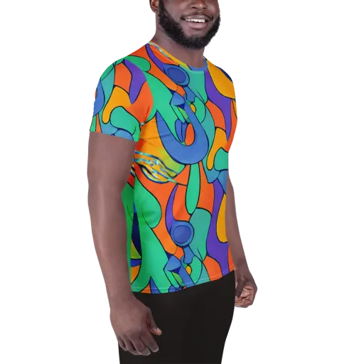 Archipenko Dream on a Men's Athletic T-Shirt