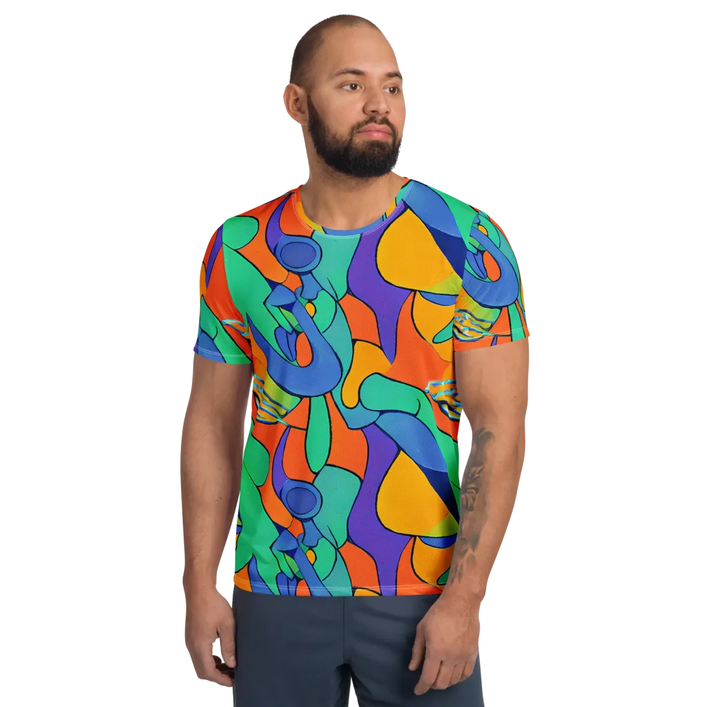 Archipenko Dream on Men's Athletic T-Shirt — Front