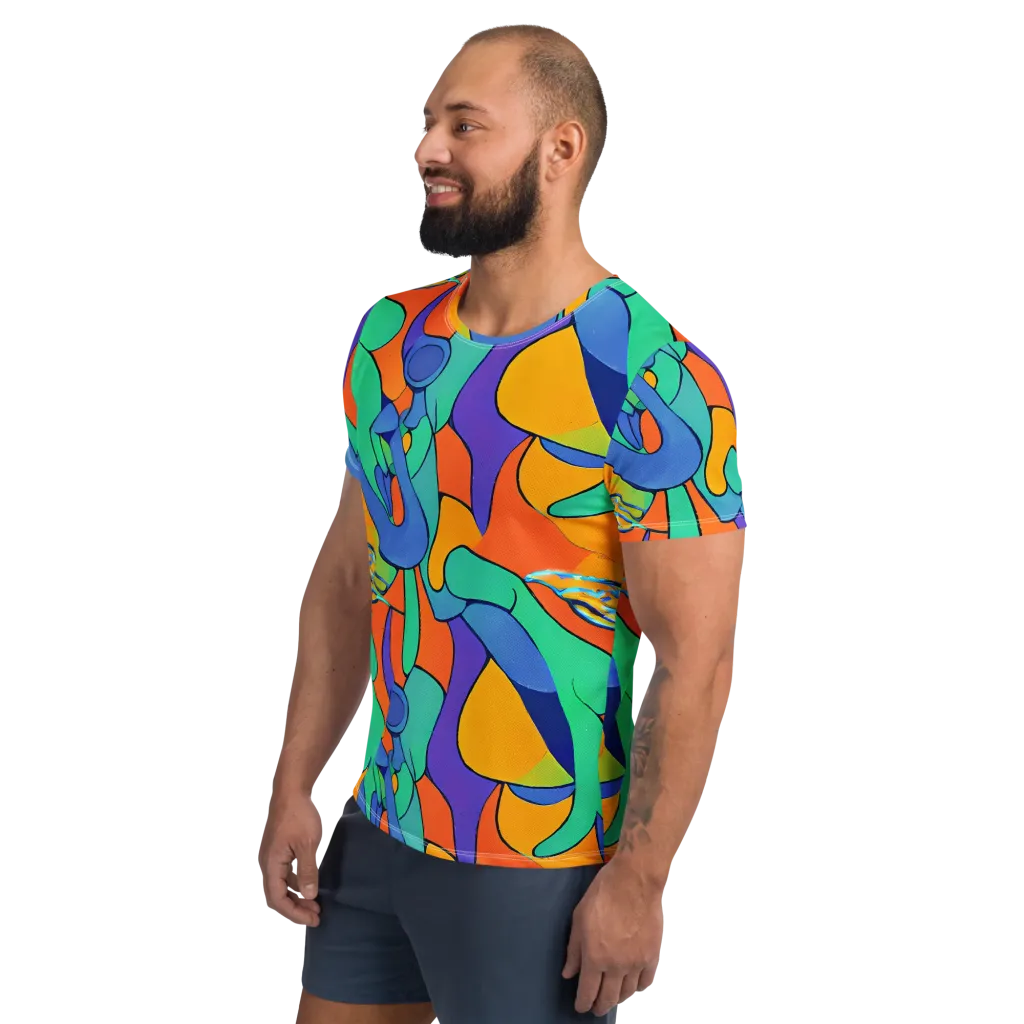 Archipenko Dream on Men's Athletic T-Shirt — Left