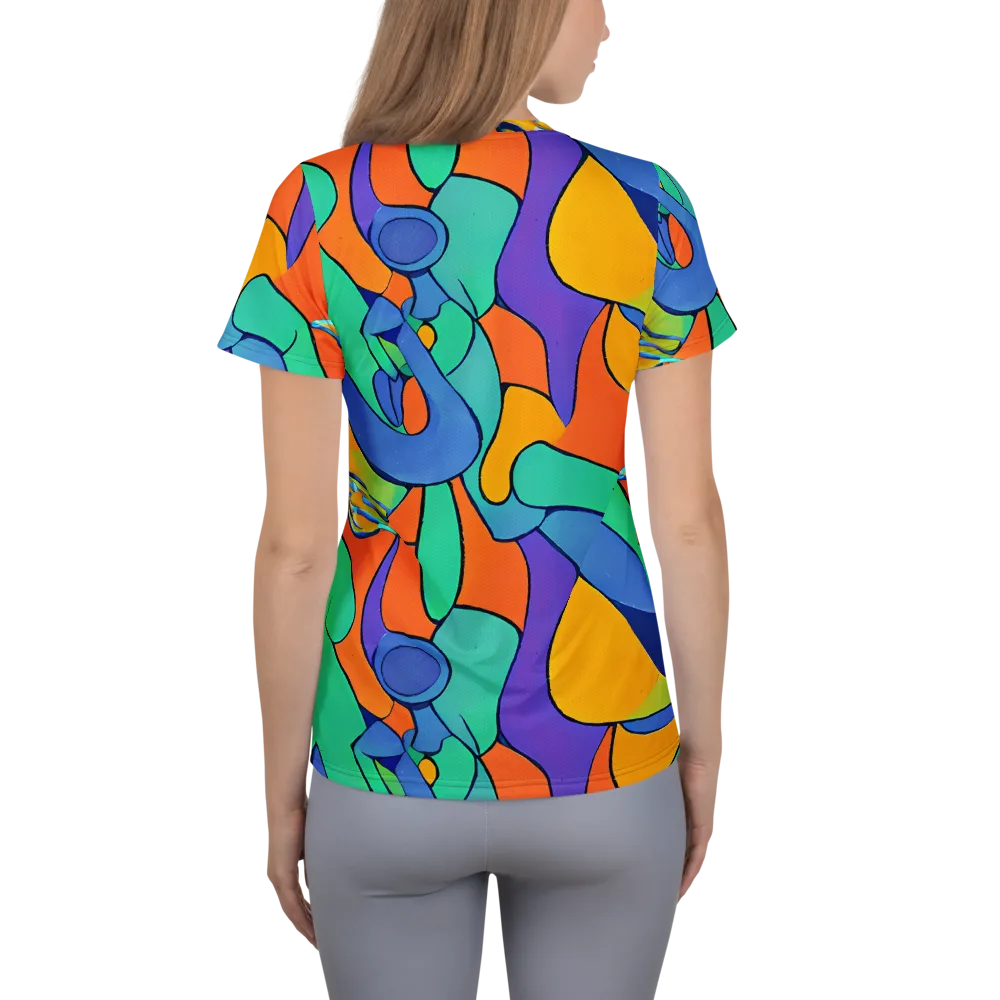 Archipenko Dream on Women's Athletic T-Shirt — Back