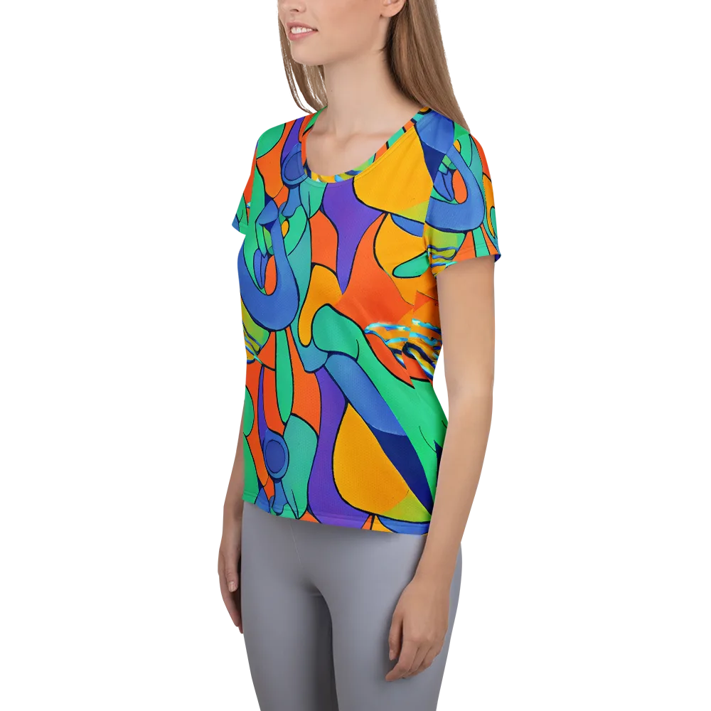 Archipenko Dream on Women's Athletic T-Shirt — Left