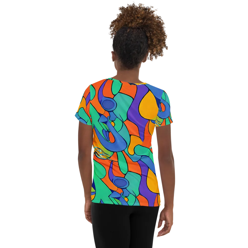 Archipenko Dream on Women's Athletic T-Shirt — Back