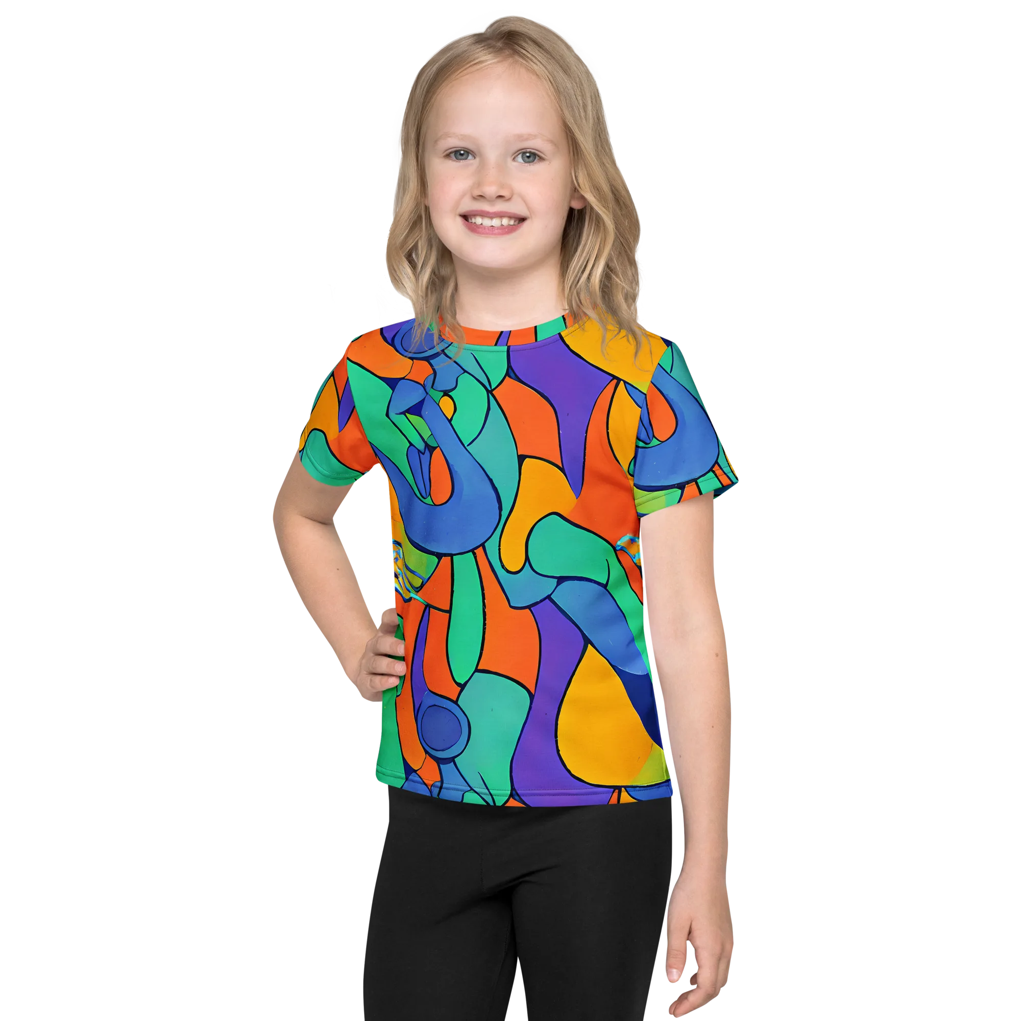 Archipenko Dream on Kids Crew Neck T-Shirt — Front